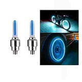 Bike/Bicycle Tyre Led Light Rim Valve Cap Flashing With Motion Sensor (Blue) Roposo Clout