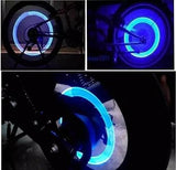 Bike/Bicycle Tyre Led Light Rim Valve Cap Flashing With Motion Sensor (Blue) Roposo Clout