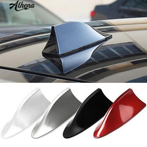 Universal Car Antenna, Shark Fin Antenna Roof Aerial Base AM FM Radio Signal Roposo Clout