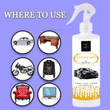 Sapi'S All in One Shine & Protectant Liquid Body Polish to Shine and Protect Vinyl, Rubber and Plastic - 200 ml Roposo Clout