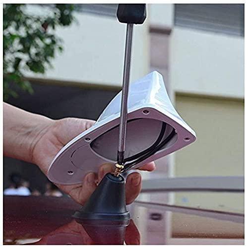 Universal Car Antenna, Shark Fin Antenna Roof Aerial Base AM FM Radio Signal Roposo Clout