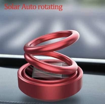 Car/Room Air Freshener- Solar Power Rotating Car/Room Air Freshener Perfume, Long Lasting French Organic Fragrance Roposo Clout