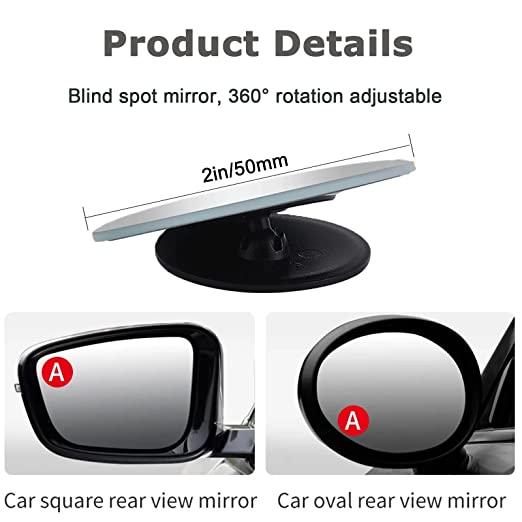 Spot Mirror Round HD Glass Roposo Clout