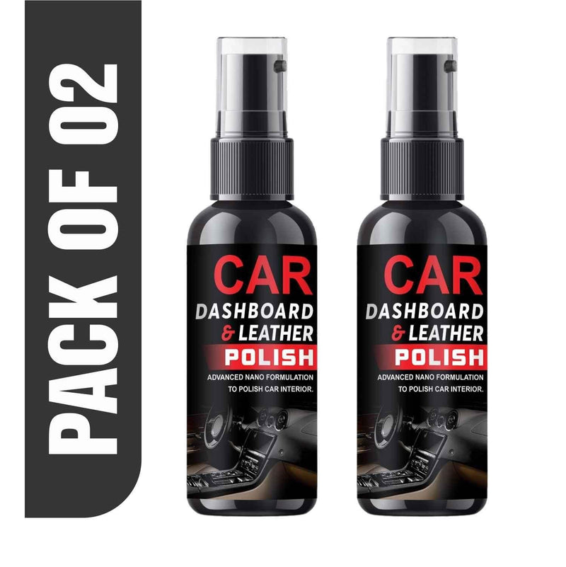 Dashboard Polish And Leather Conditioner + Protectant Car Dashboard Polish (Pack of 2) Roposo Clout