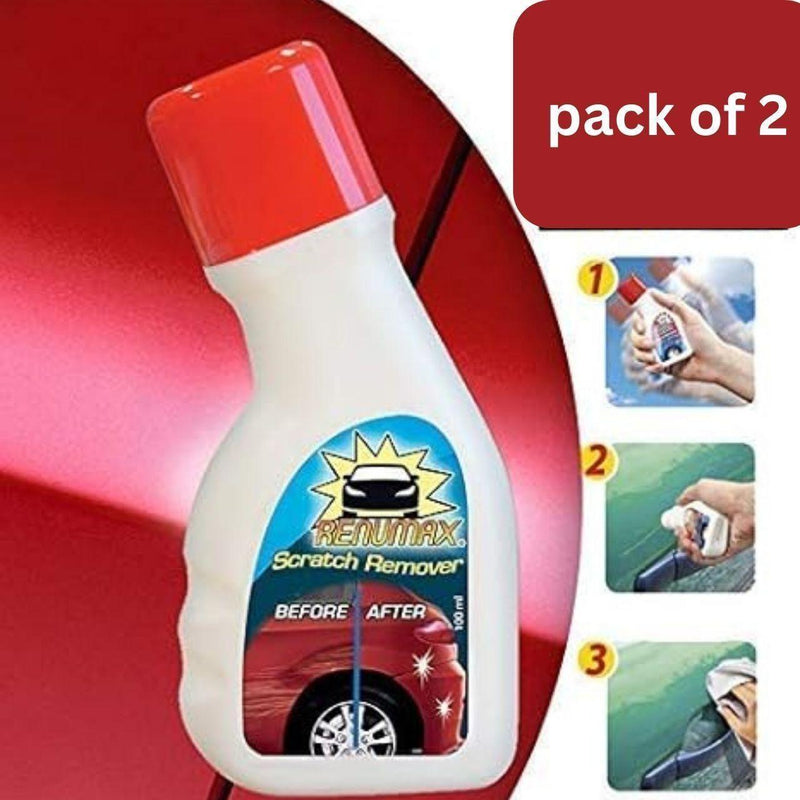 Scratch Remover Quickly and Easily Removes Scratches and Scrapes Liquid for All Car Bike (100 ml) (Pack Of 2) Roposo Clout