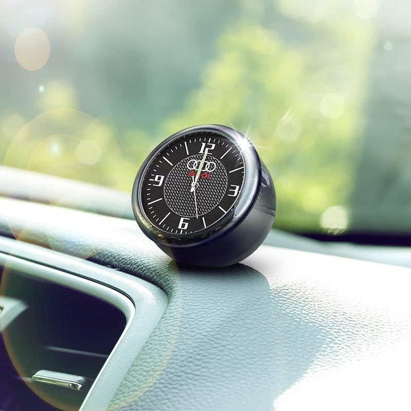 Analog Car Mini Quartz Clock With Brand Logo Roposo Clout